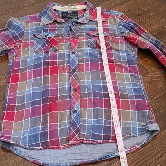 Scotch & Soda Multicolor Plaid Button Down Shirt - Picture 11 of 16